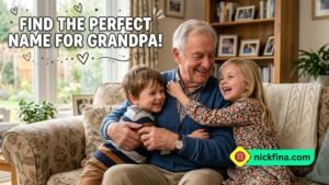 Nicknames for Grandpa