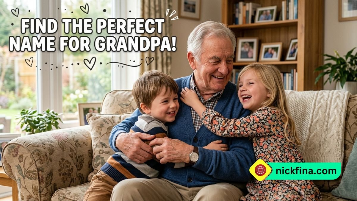 Nicknames for Grandpa