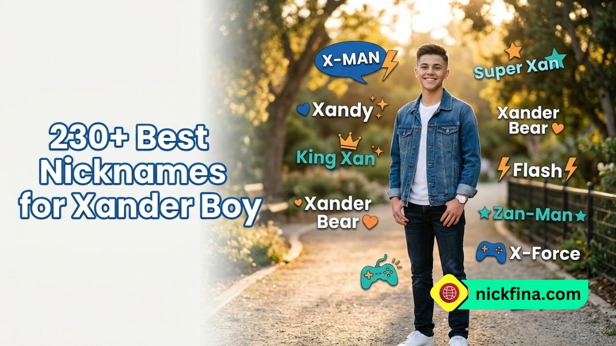 Nicknames for Xander Boy