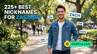 Nicknames for Zachary