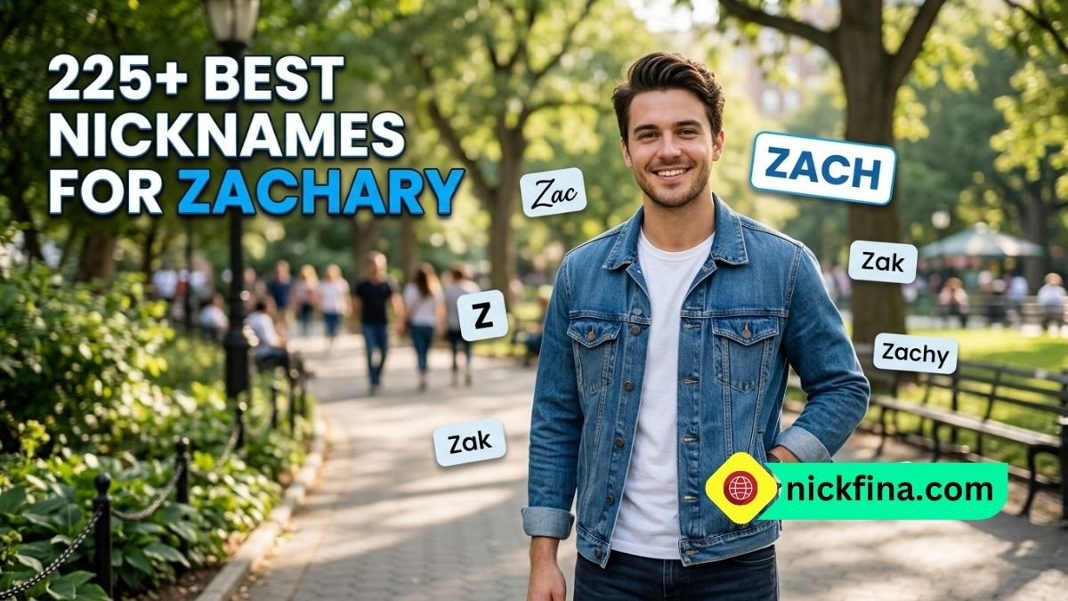 Nicknames for Zachary